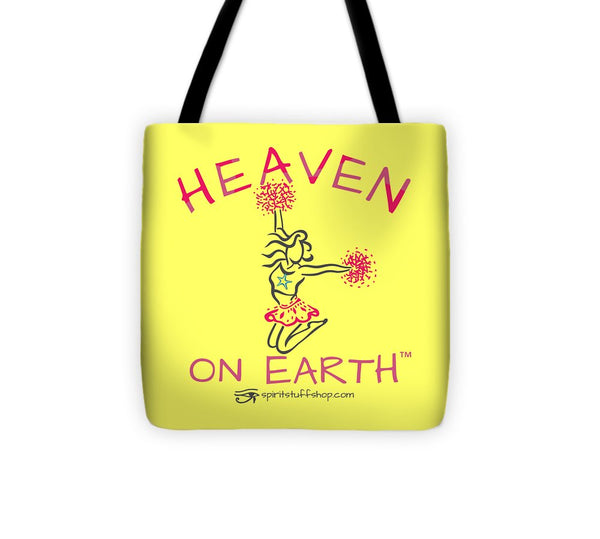 Cheerleading Heaven On Earth - Tote Bag