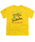 Grandkids Heaven on Earth - Youth T-Shirt