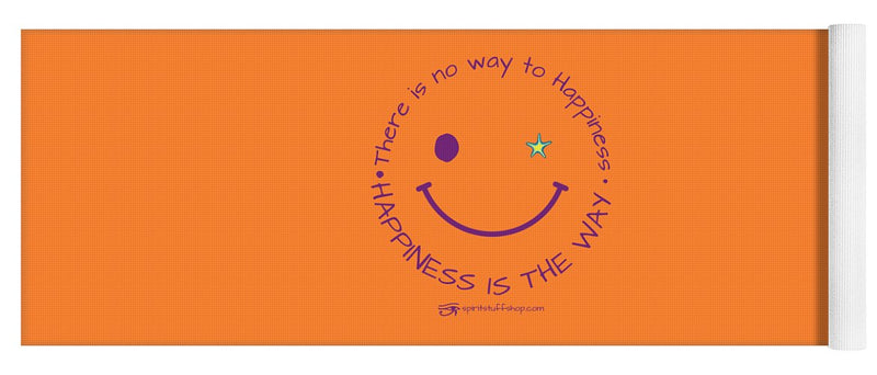 Happiness Is The Way - Yoga Mat
