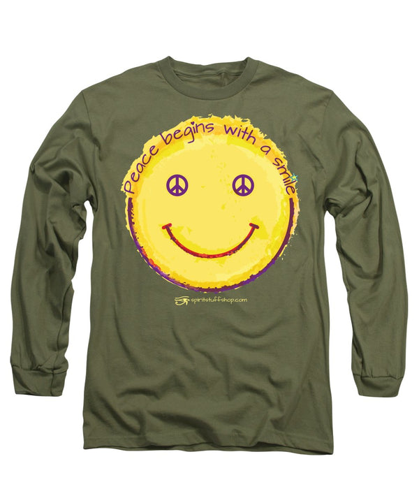 Peace Begins With A Smile - Long Sleeve T-Shirt