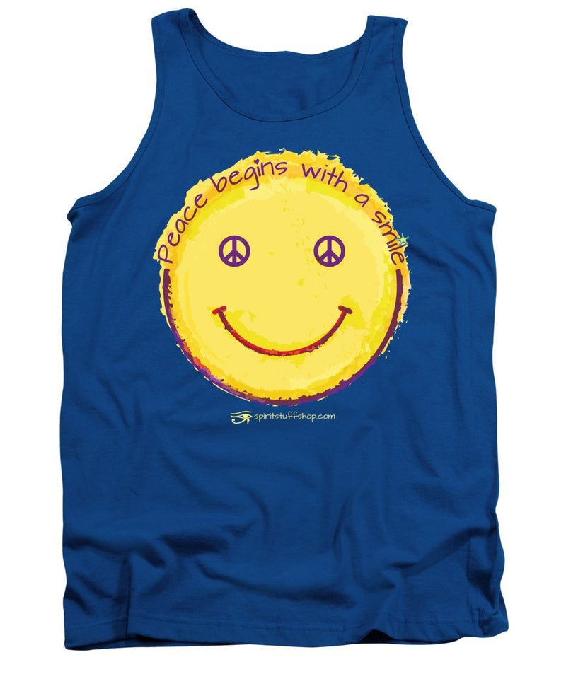 Peace Begins With A Smile - Tank Top