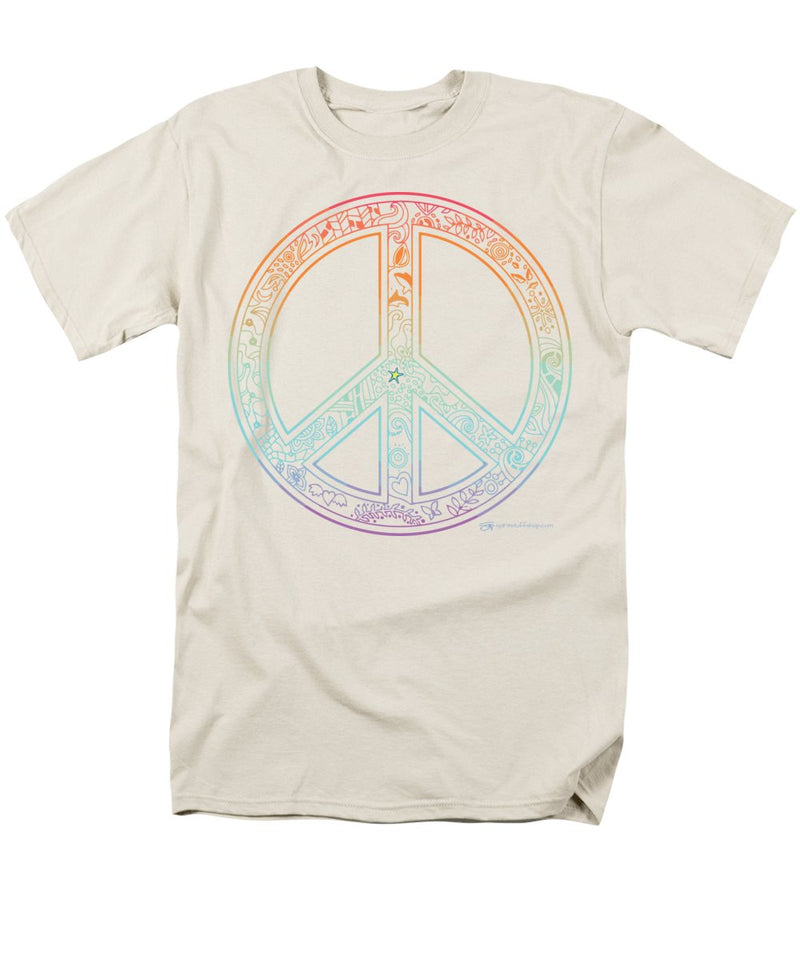Peace Sign - Men's T-Shirt  (Regular Fit)
