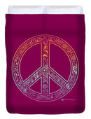 Peace Sign - Duvet Cover