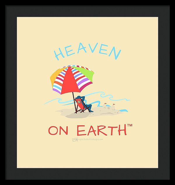 Summer Scene Heaven On Earth - Framed Print