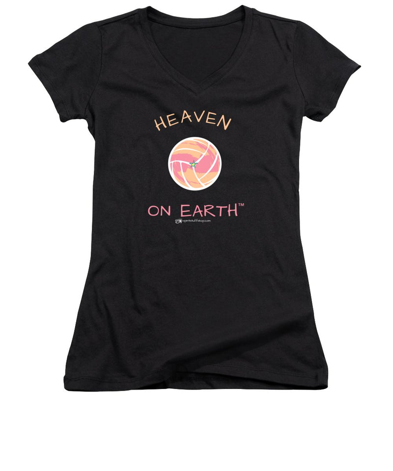 Volleyball Heaven On Earth - Women's V-Neck