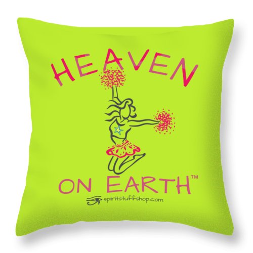 Cheerleading Heaven On Earth - Throw Pillow