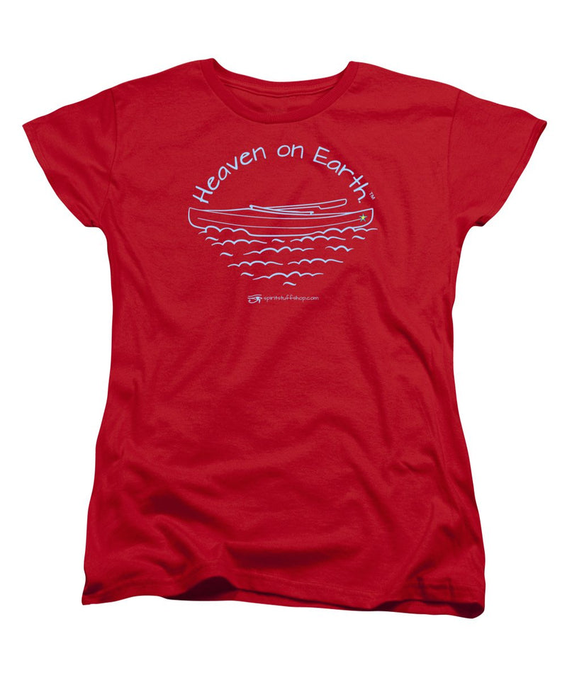 Kayak Heaven On Earth - Women's T-Shirt (Standard Fit)