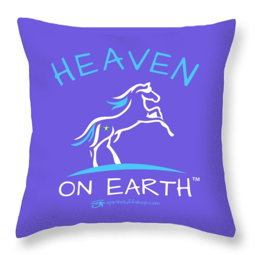 Horse Heaven On Earth - Throw Pillow