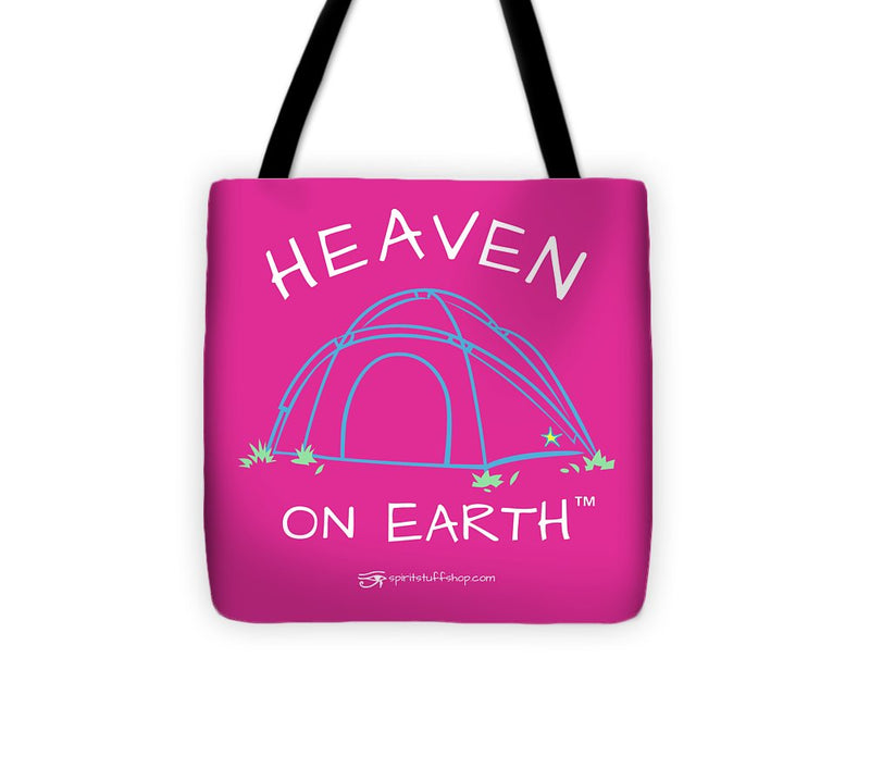 Camping/tent Heaven On Earth - Tote Bag