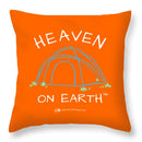 Camping/tent Heaven On Earth - Throw Pillow