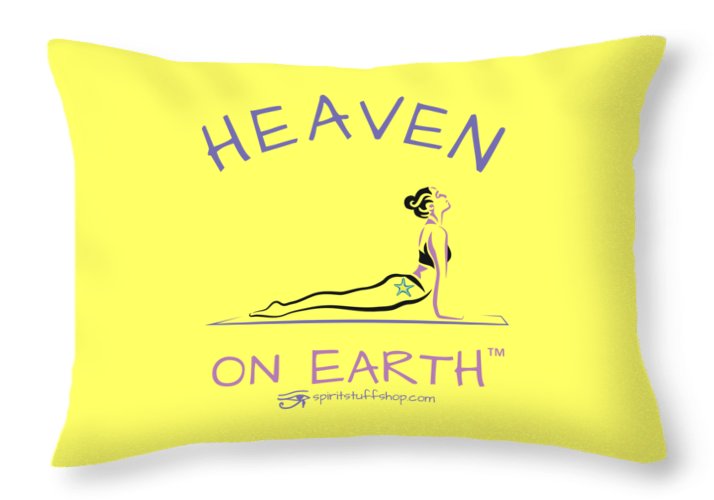Yoga Heaven On Earth - Throw Pillow