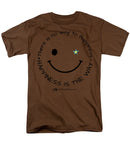 Happiness Is The Way - Men's T-Shirt  (Regular Fit)