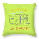 Camper/rv Heaven On Earth - Throw Pillow