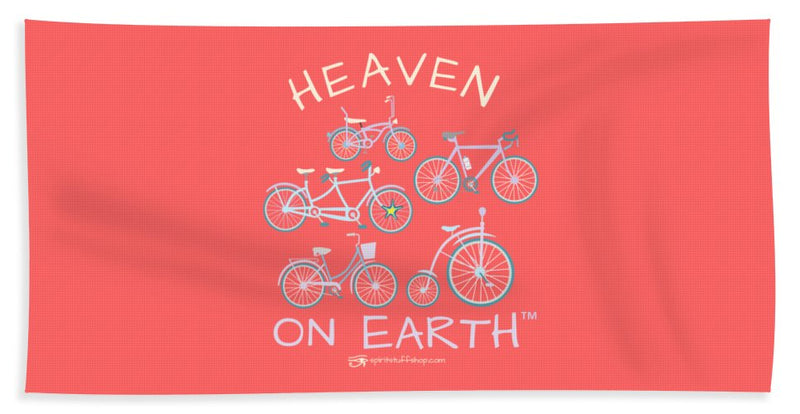 Bicycles Heaven On Earth - Beach Towel