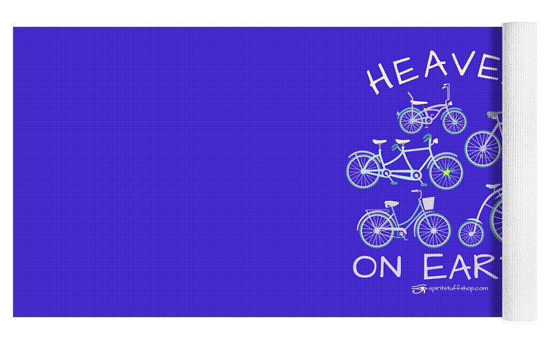 Bicycles Heaven On Earth - Yoga Mat