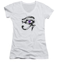 Sss Eye Logo - Women's V-Neck