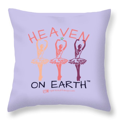 Ballerina Heaven On Earth - Throw Pillow