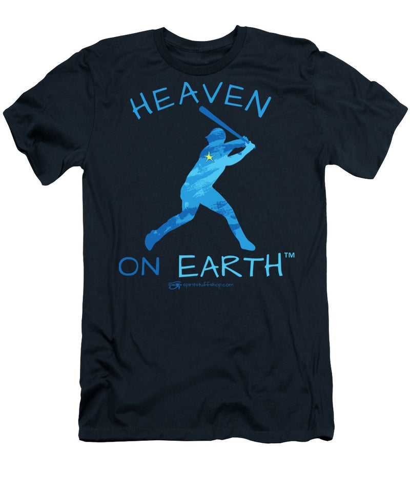 Baseball Heaven On Earth - Men's T-Shirt (Athletic Fit)