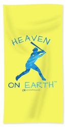 Baseball Heaven On Earth - Beach Towel