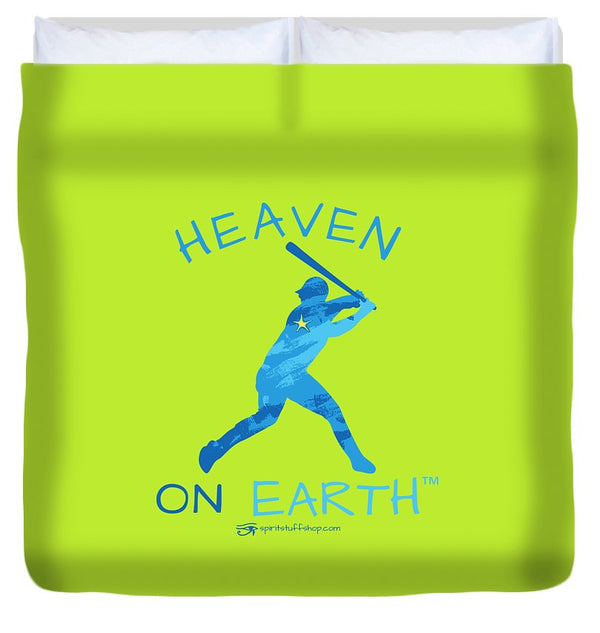 Baseball Heaven On Earth - Duvet Cover
