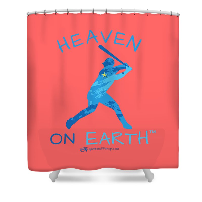 Baseball Heaven On Earth - Shower Curtain
