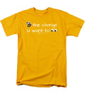 Be The Change You Want To See - Men's T-Shirt  (Regular Fit)