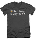 Be The Change You Want To See - Men's V-Neck T-Shirt