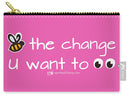 Be The Change You Want To See - Carry-All Pouch