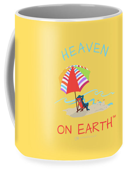 Beach Time Heaven On Earth - Mug