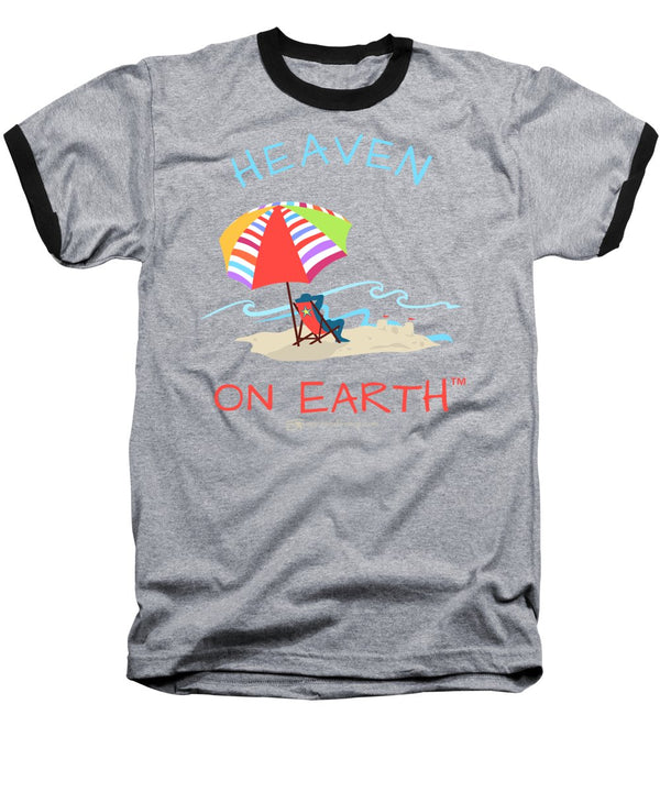 Beach Time Heaven On Earth - Baseball T-Shirt