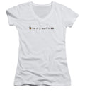 Bee The Chng You Want To See - Women's V-Neck