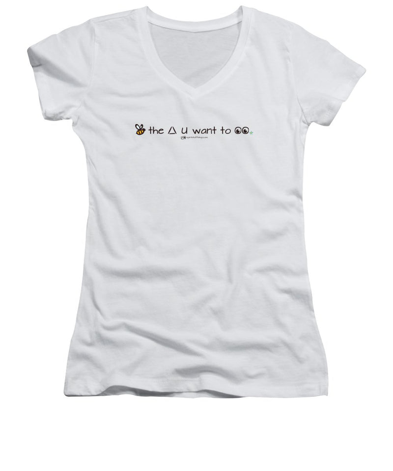 Bee The Chng You Want To See - Women's V-Neck