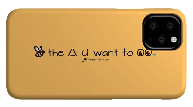 Bee The Chng You Want To See - Phone Case