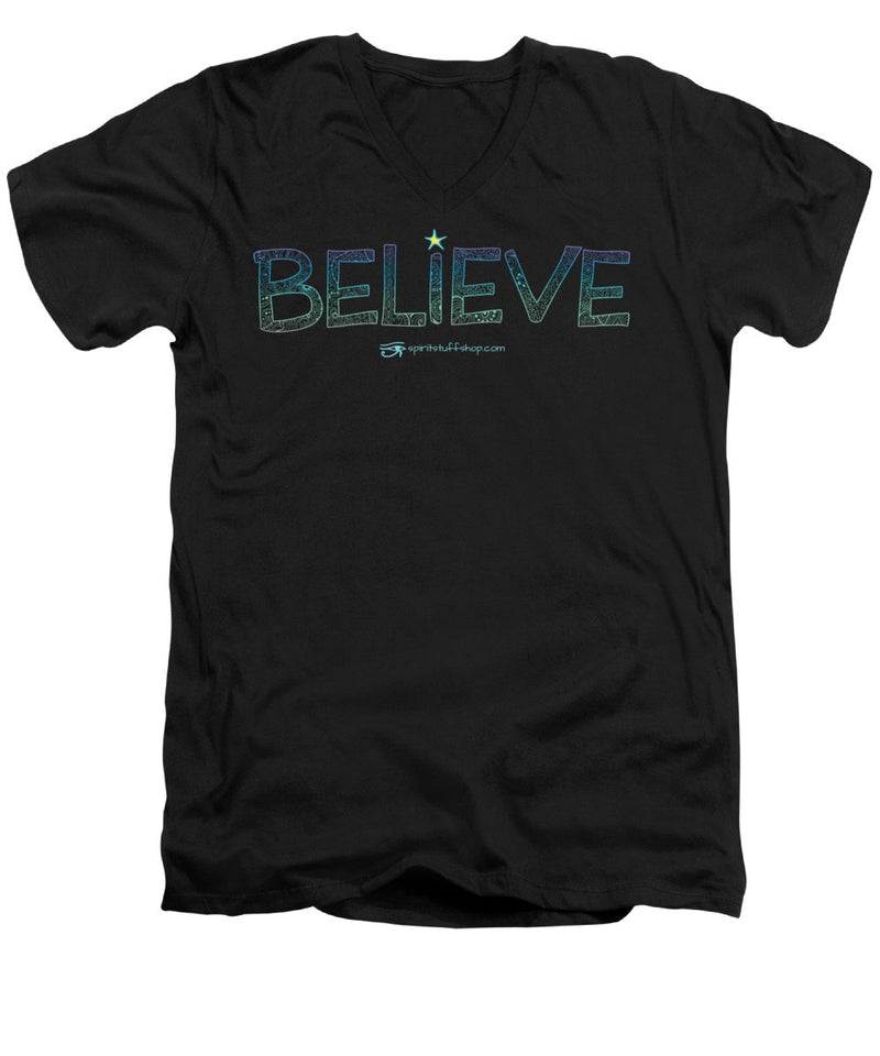 Believe - Men's V-Neck T-Shirt