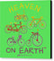 Bicycles Heaven On Earth - Canvas Print