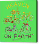 Bicycles Heaven On Earth - Canvas Print