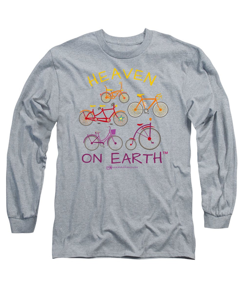 Bicycles Heaven On Earth - Long Sleeve T-Shirt