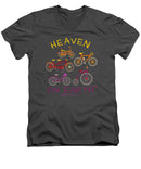 Bicycles Heaven On Earth - Men's V-Neck T-Shirt