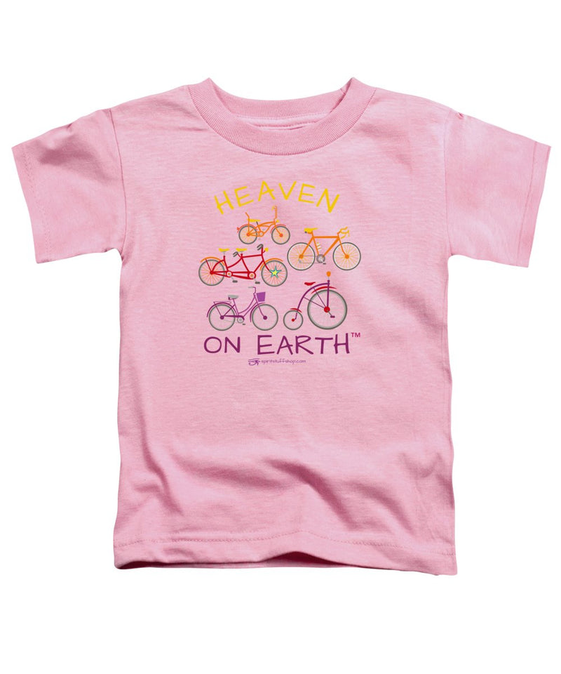 Bicycles Heaven On Earth - Toddler T-Shirt