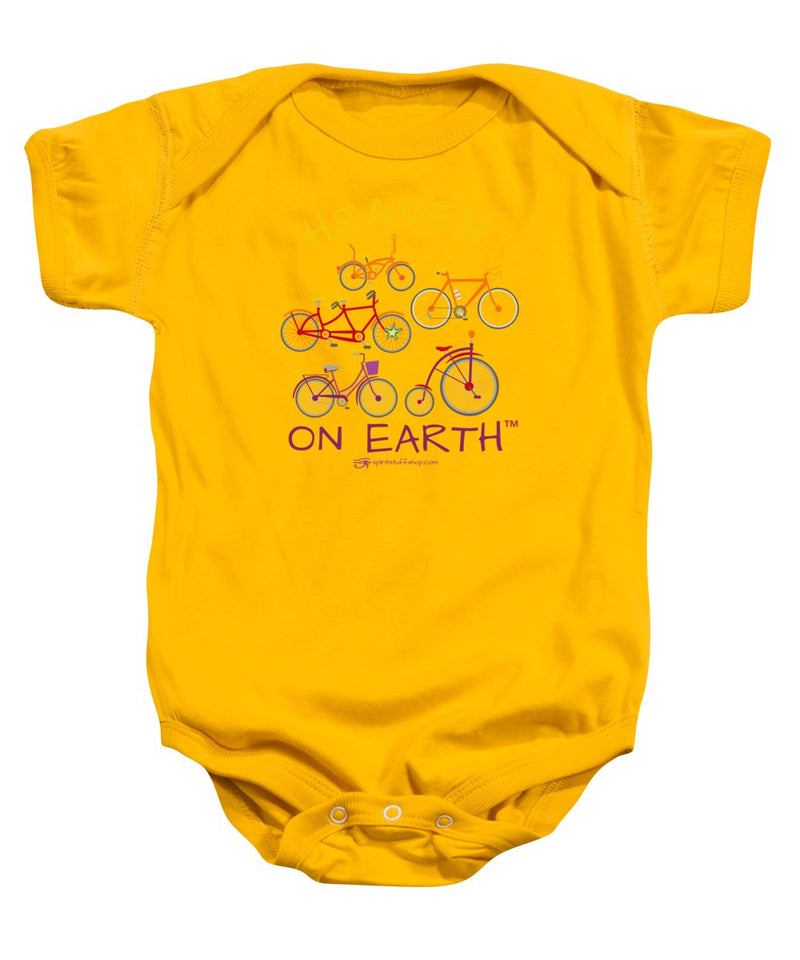 Bicycles Heaven On Earth - Baby Onesie