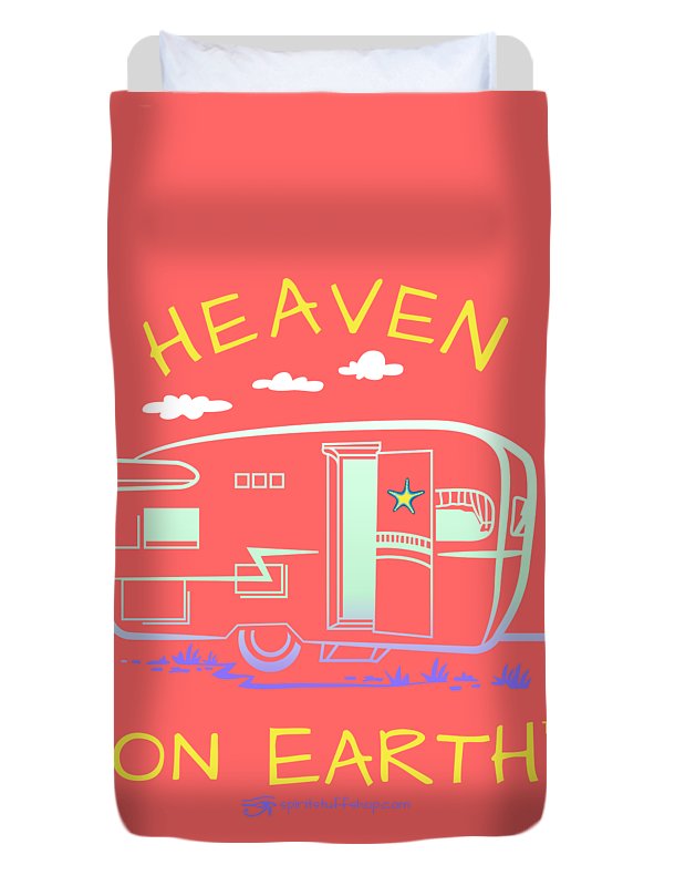Camper/rv Heaven On Earth - Duvet Cover