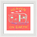 Camper/rv Heaven On Earth - Framed Print