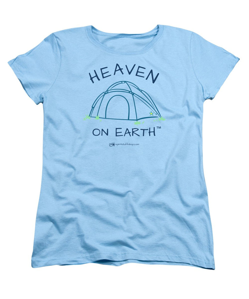 Camping/tent Heaven On Earth - Women's T-Shirt (Standard Fit)