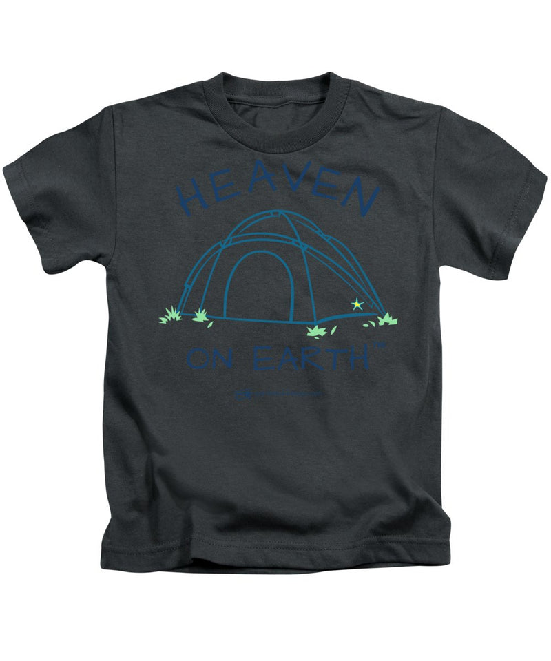 Camping/tent Heaven On Earth - Kids T-Shirt