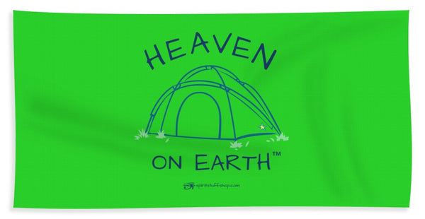 Camping/tent Heaven On Earth - Beach Towel