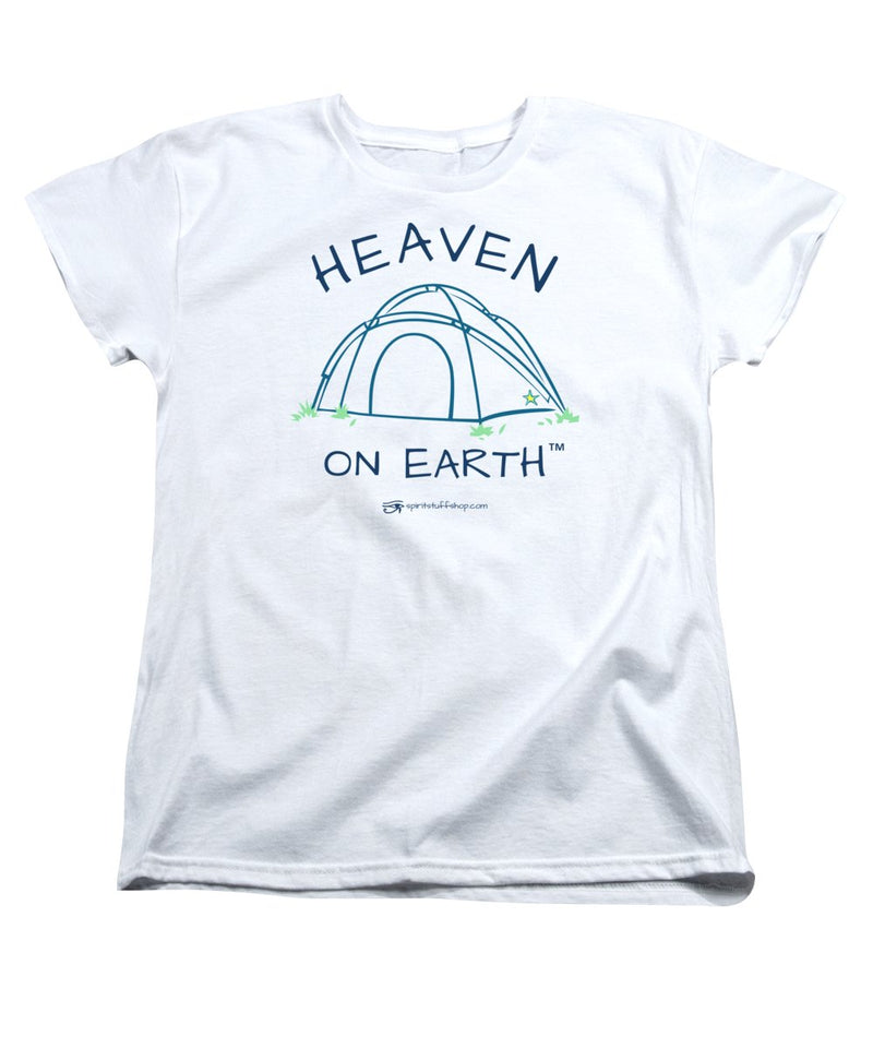 Camping/tent Heaven On Earth - Women's T-Shirt (Standard Fit)