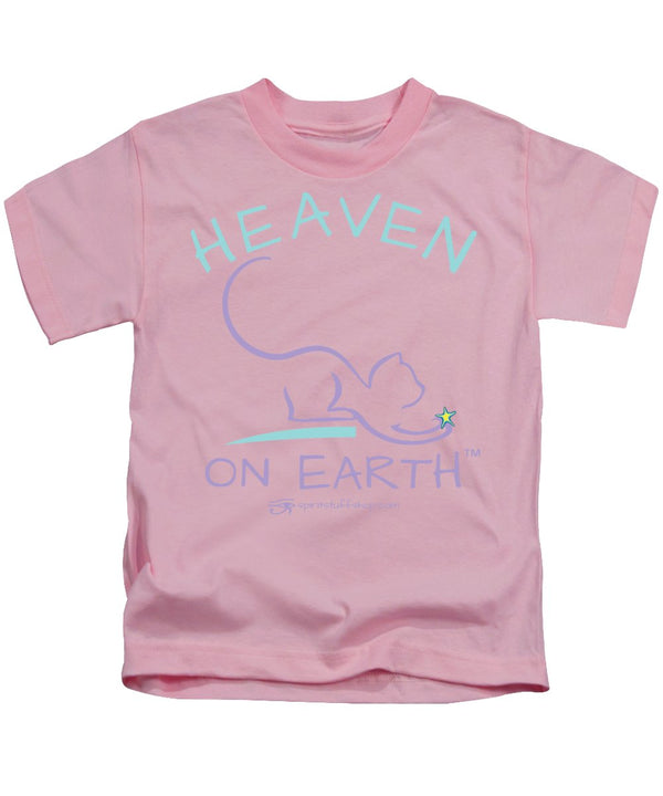 Cat/kitty Heaven On Earth - Kids T-Shirt