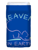 Cat/kitty Heaven On Earth - Duvet Cover