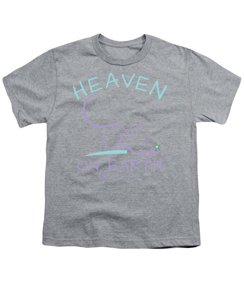 Cat/kitty Heaven On Earth - Youth T-Shirt