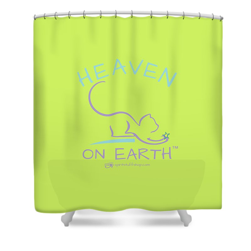 Cat/kitty Heaven On Earth - Shower Curtain